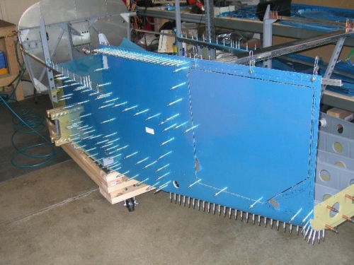 Left middle fuselage skin