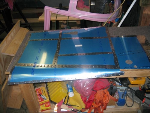 Left forward fuselage skin