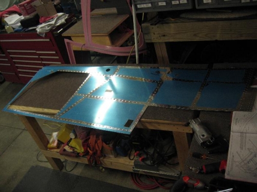 Left middle fuselage skin