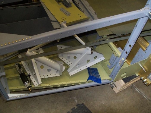 Upper and lower side channel, plus a whole bunch of parts sitting on the fuselage floor