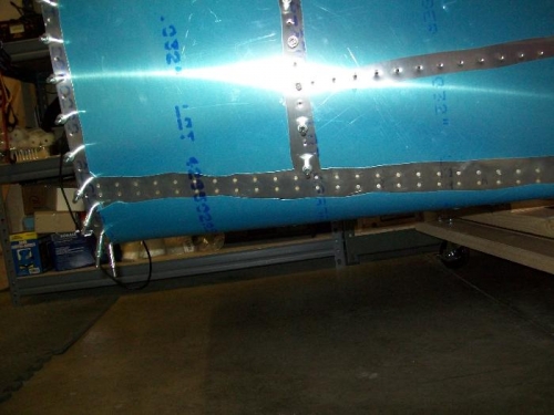 Left forward side fuselage skin