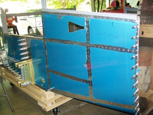 Right forward fuselage skin