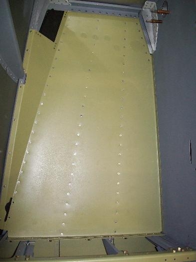 Left forward cabin floor