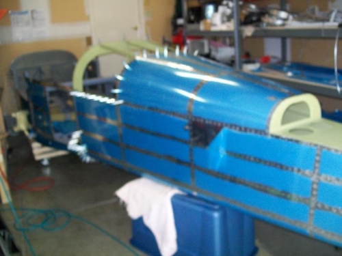 Left side of tailcone attached