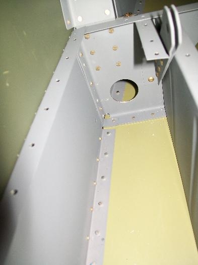 Hole in the bulkhead for the 1.25