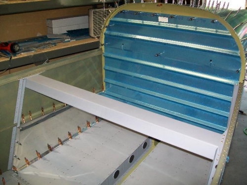 Rear bulkhead in place