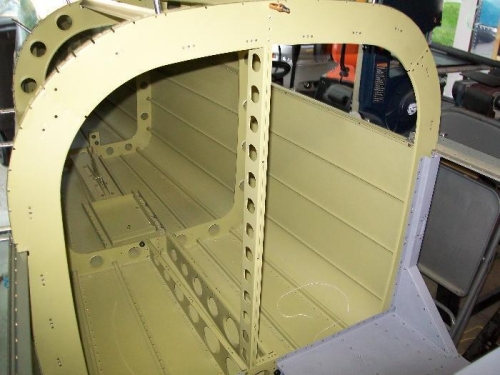 All nutplates installed in the tailcone bulkhead