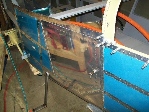 Completed baggage door