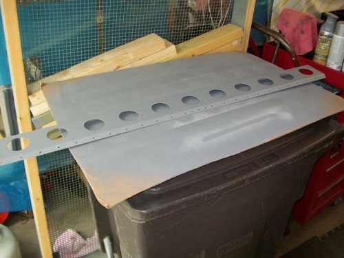 Seat Back Brace primed
