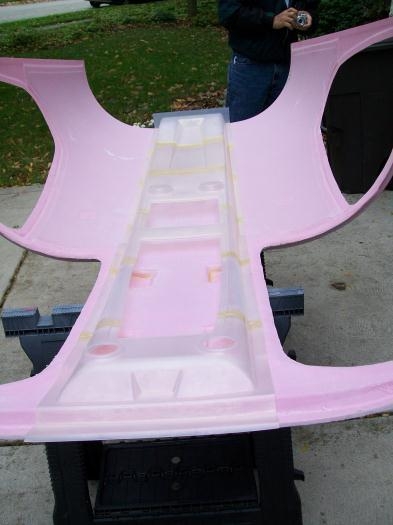 SLA mock up of center console