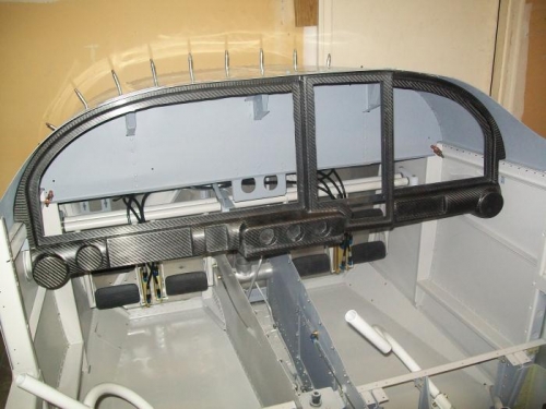 Trimmed Carbon Fiber Panel