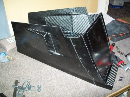 Lower console assembled