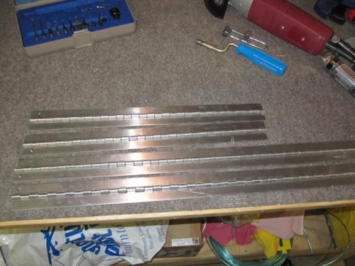 Cowl Hinges with starting hole drilled
