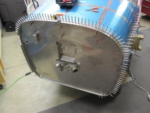 Four Cowl Hinges match drilled