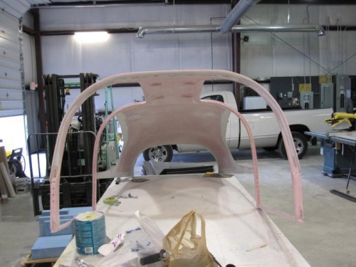 Cabin cover all ready for priming
