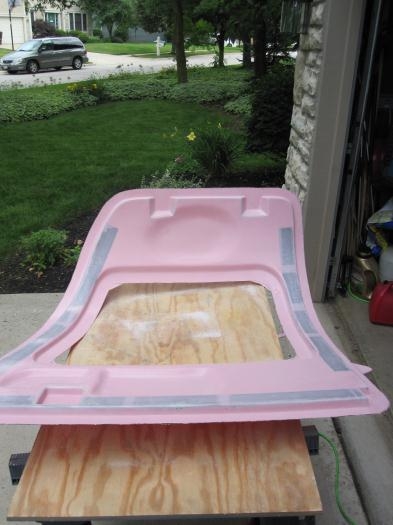 Inside shell trimmed