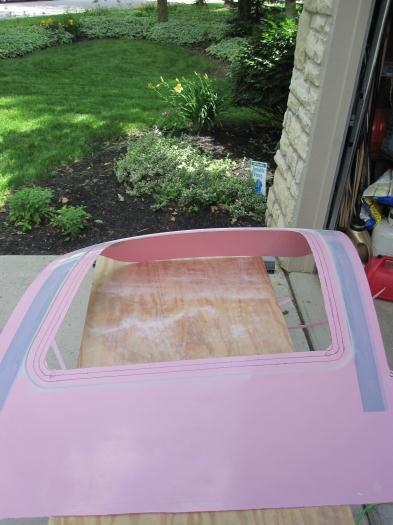 Outside shell trimmed