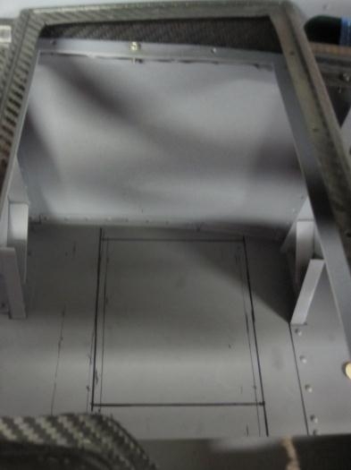 Radio Stack Access Hole on Sub Panel Laid Out