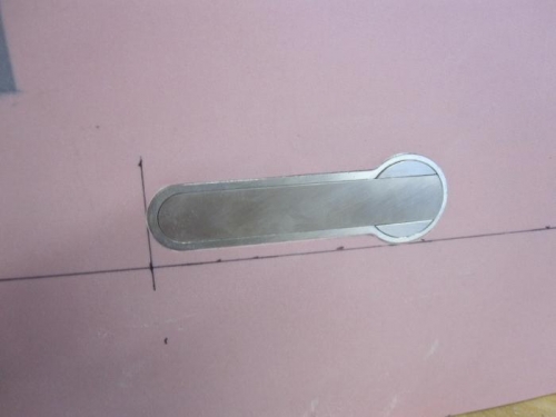 Flush handle dry fitted