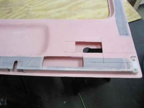 All the access holes cut