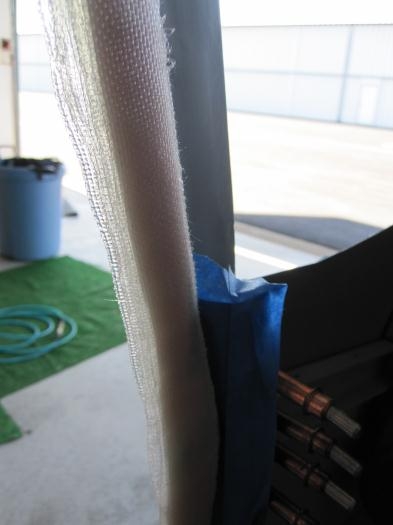 Inside of the forward left door