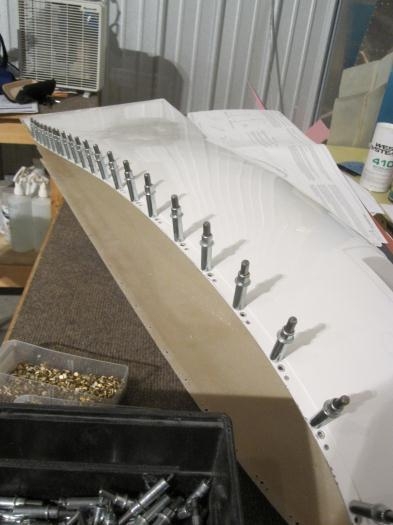 Clecoed and ready for riveting