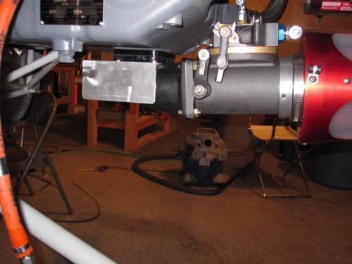 New throttle/mixture cable mounting bracket