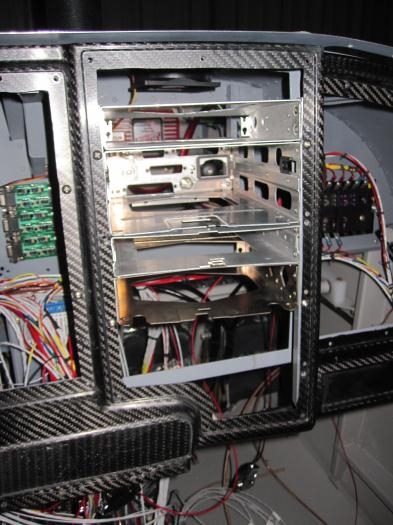 Radio Stack mounted in the panel