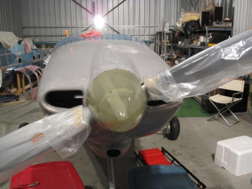 Front view of cowl