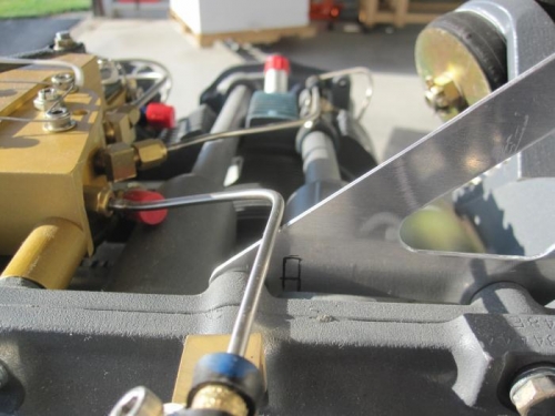 Rear Support Bracket and Fuel Line conflict