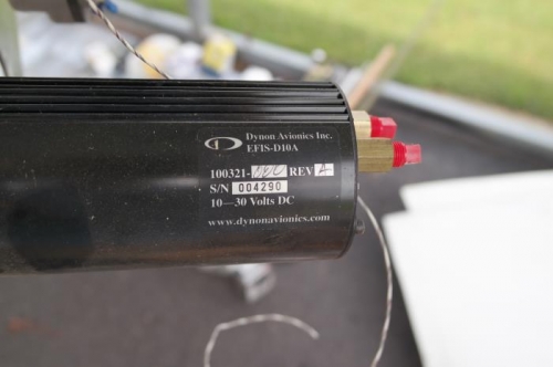 A Dynon D10A PFD and a DA10-EMS