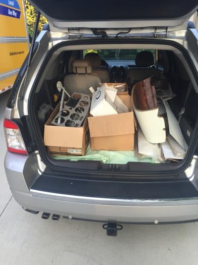 My Taurus-X wagon was also filled to the gills