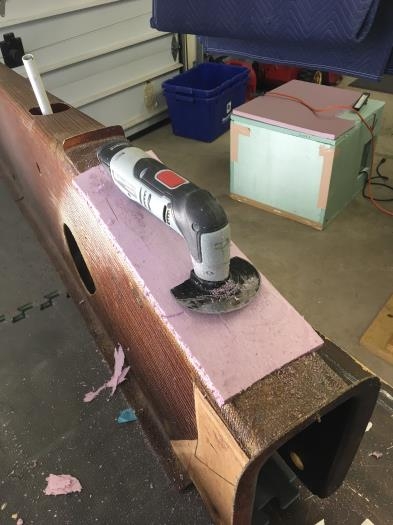 Forming keel cover with 1
