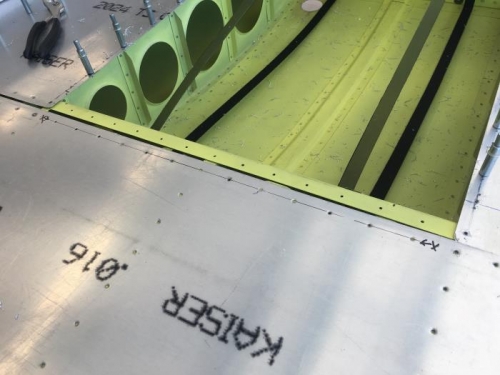 Tank Cover Aft Row of Nut Plates