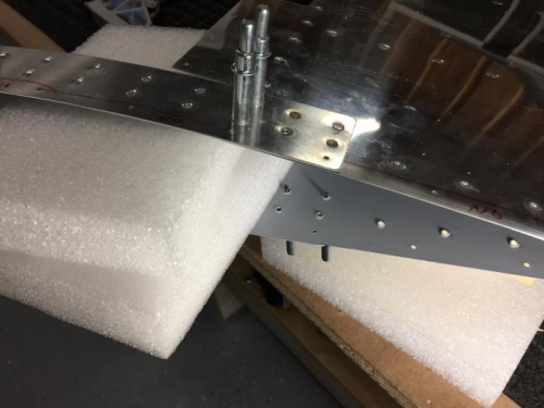 Riveted E-713 to E-701R skin