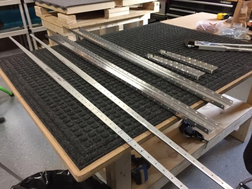 Aft spar match drilled and dimpled