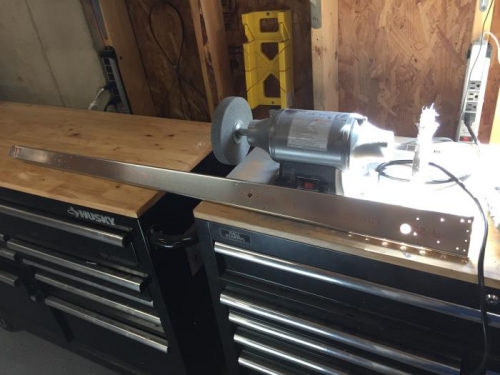 Deburred left elevator spar