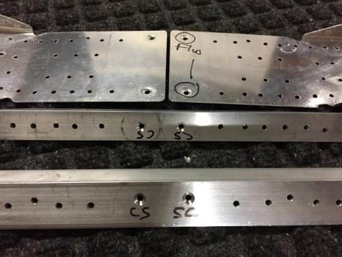 Dimpled and countersunk