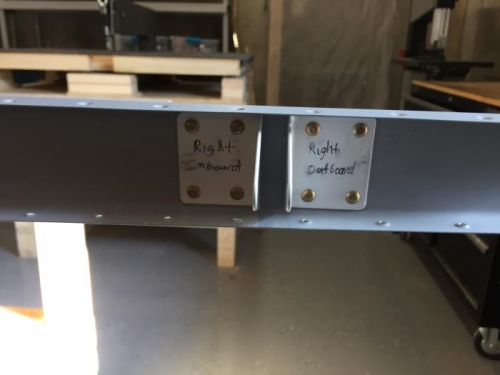 HS-413 hinge brackets rivetted