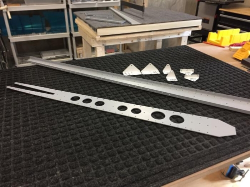 Rear spar parts ready