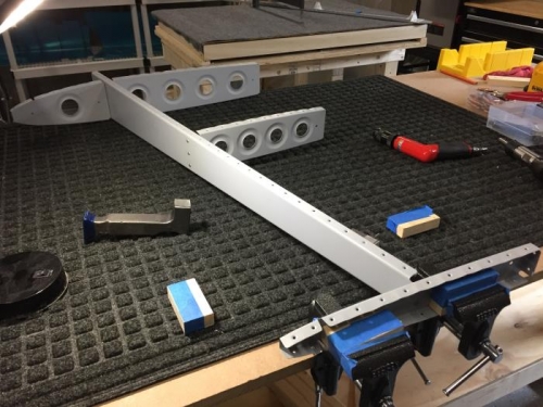 Fwd spar reassembled