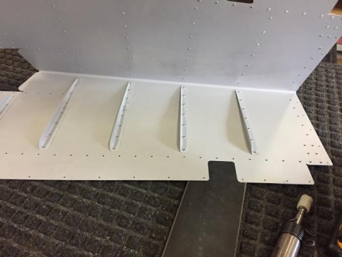 left lower skin stiffeners