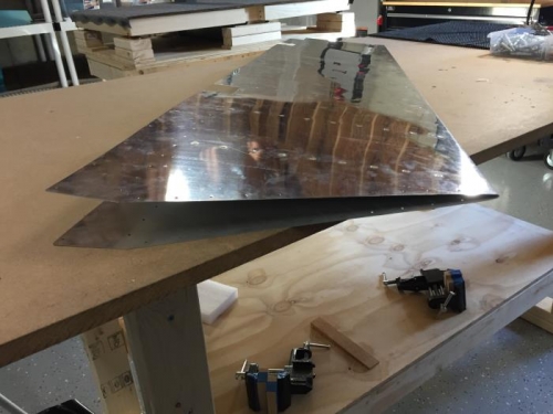 Made trailing edge bend