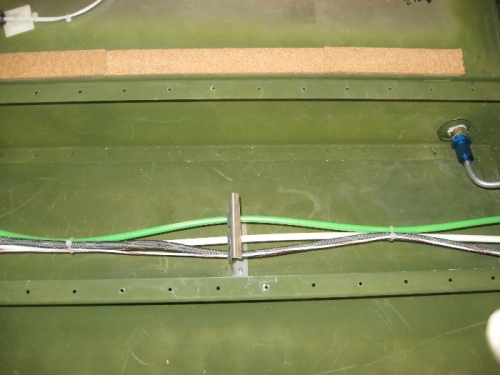 Added some more straps to secure lines