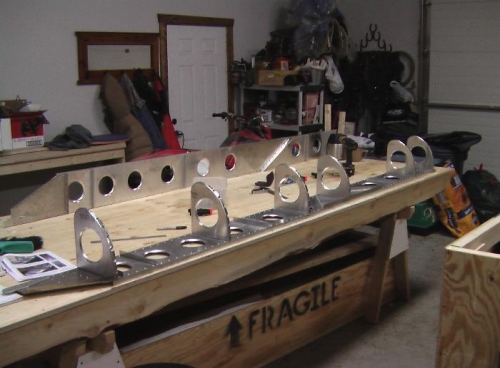 Nose ribs getting installed