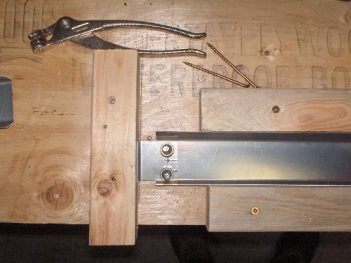 Setting the recently cut angles 7V6-3 cut from stock