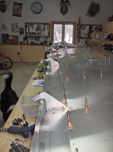 Finished ready for L angle supports at the base of each bracket