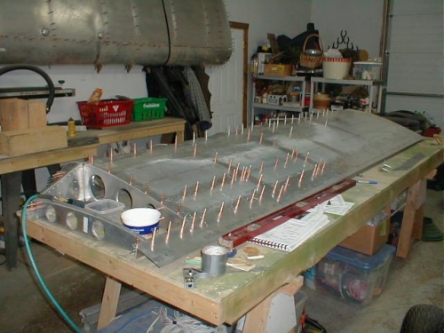 top skin drilled and celcoed