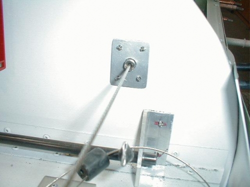 Front side. This worked extremely well and was very secure