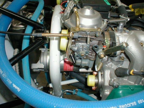 You can see the Rotax stock end to the cable. this will geive me an addtional point of adjustment